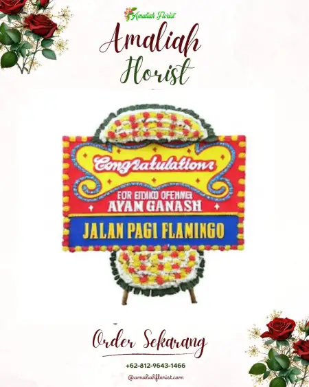 Sewa Papan Bunga Tidar